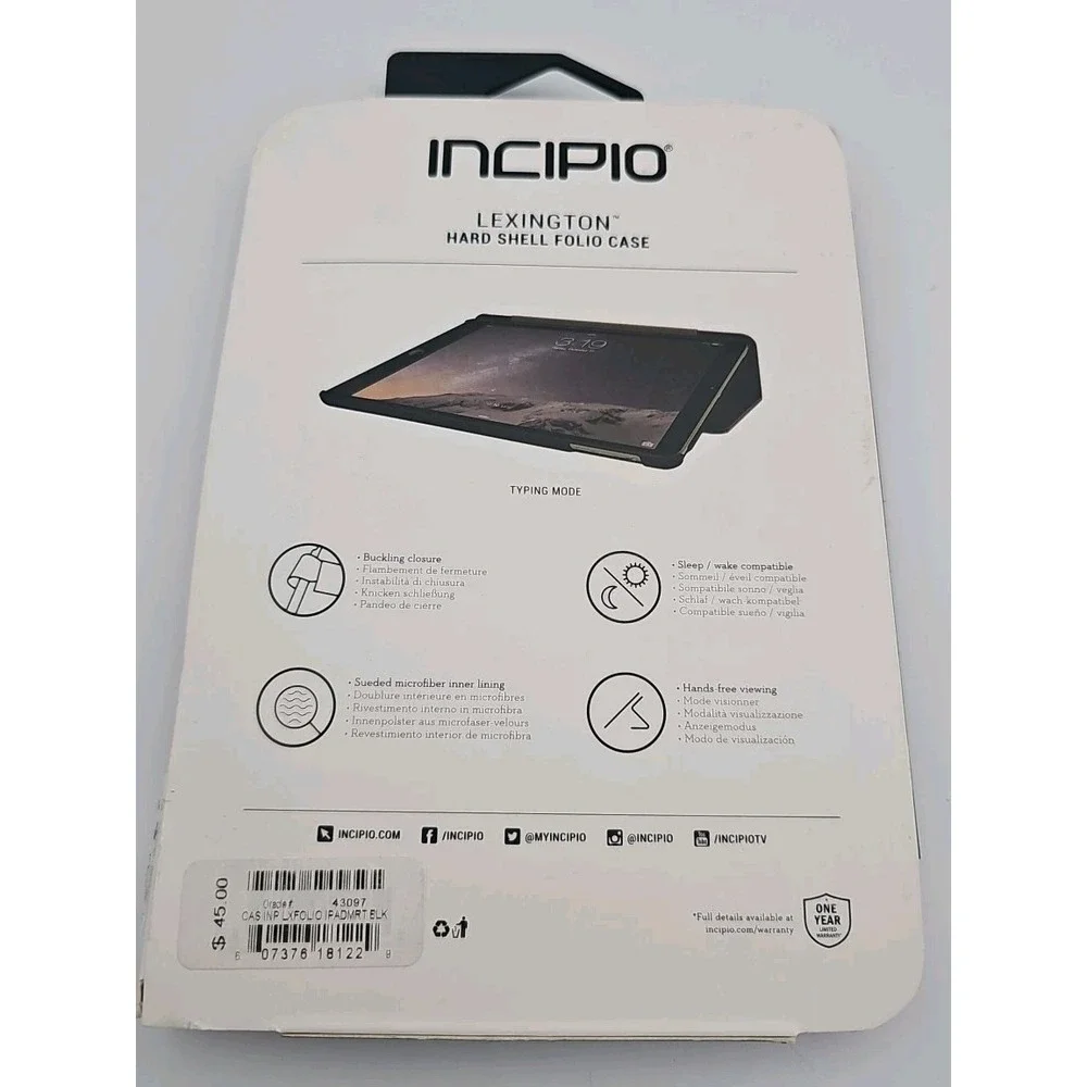Incipio Lexington Hard Shell Folio Case Apple iPad Mini 1/Mini 2/Mini 3 - Pink